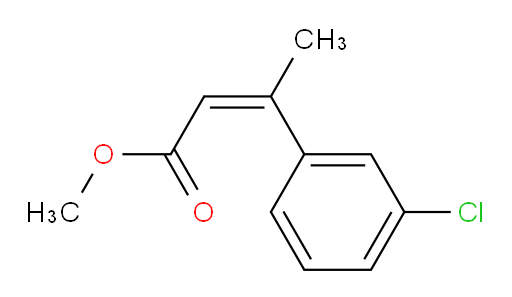 methyl (2Z)-3-(3-chlorophenyl)but-2-enoate