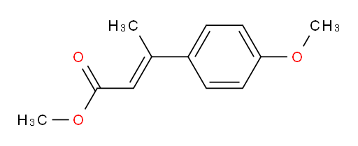 methyl (2E)-3-(4-methoxyphenyl)but-2-enoate