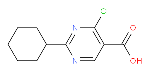 4-chloro-2-cyclohexylpyrimidine-5-carboxylic acid