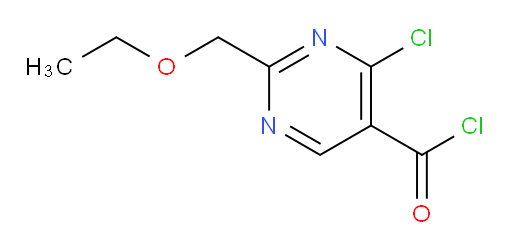4-chloro-2-(ethoxymethyl)pyrimidine-5-carbonyl chloride