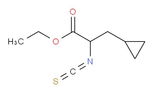 ethyl 3-cyclopropyl-2-isothiocyanatopropanoate