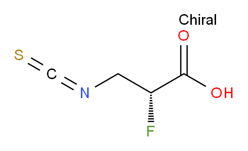 (2R)-2-fluoro-3-isothiocyanatopropanoic acid