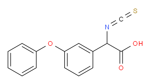 2-isothiocyanato-2-(3-phenoxyphenyl)acetic acid
