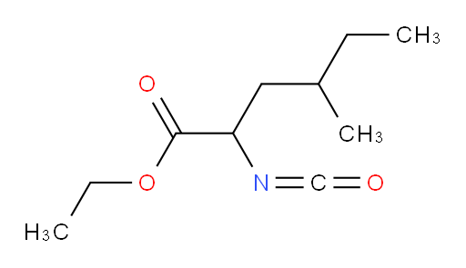 ethyl 2-isocyanato-4-methylhexanoate