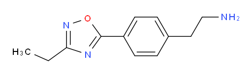 2-[4-(3-ethyl-1,2,4-oxadiazol-5-yl)phenyl]ethan-1-amine
