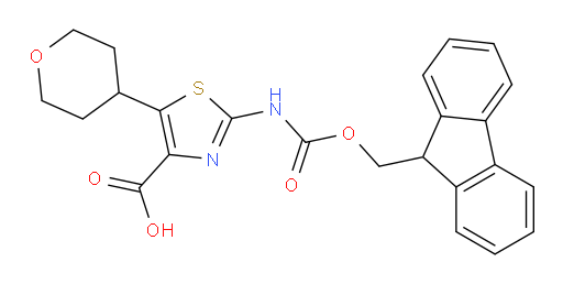 2-({[(9H-fluoren-9-yl)methoxy]carbonyl}amino)-5-(oxan-4-yl)-1,3-thiazole-4-carboxylic acid
