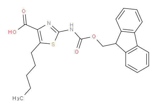 2-({[(9H-fluoren-9-yl)methoxy]carbonyl}amino)-5-pentyl-1,3-thiazole-4-carboxylic acid