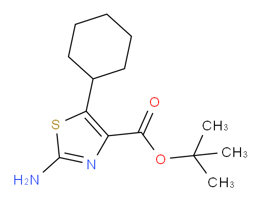 tert-butyl 2-amino-5-cyclohexyl-1,3-thiazole-4-carboxylate