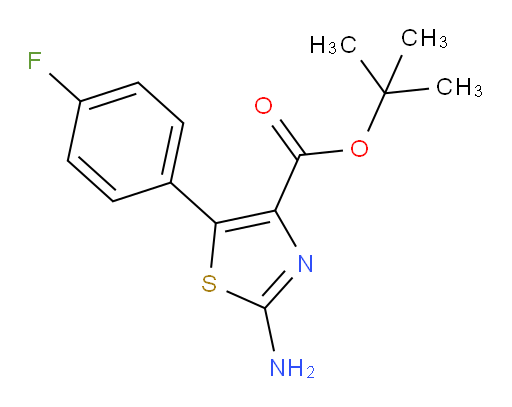 tert-butyl 2-amino-5-(4-fluorophenyl)-1,3-thiazole-4-carboxylate