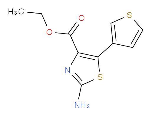 ethyl 2-amino-5-(thiophen-3-yl)-1,3-thiazole-4-carboxylate