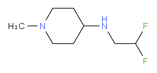 N-(2,2-difluoroethyl)-1-methylpiperidin-4-amine