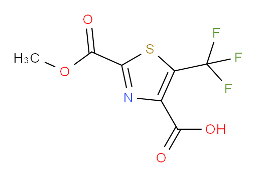 2-(methoxycarbonyl)-5-(trifluoromethyl)-1,3-thiazole-4-carboxylic acid