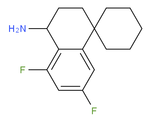 5',7'-difluoro-3',4'-dihydro-2'H-spiro[cyclohexane-1,1'-naphthalene]-4'-amine