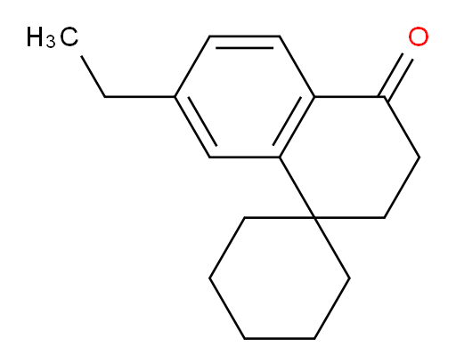 7'-ethyl-3',4'-dihydro-2'H-spiro[cyclohexane-1,1'-naphthalene]-4'-one