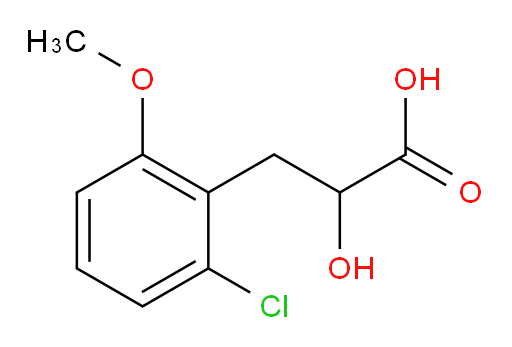 3-(2-chloro-6-methoxyphenyl)-2-hydroxypropanoic acid