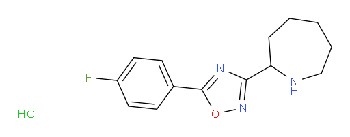 2-[5-(4-fluorophenyl)-1,2,4-oxadiazol-3-yl]azepane hydrochloride