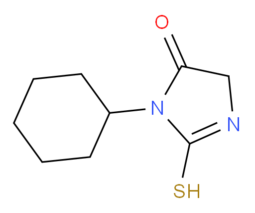 1-cyclohexyl-2-sulfanyl-4,5-dihydro-1H-imidazol-5-one