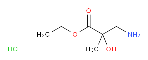 ethyl 3-amino-2-hydroxy-2-methylpropanoate hydrochloride