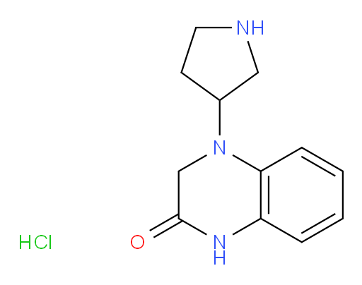 4-(pyrrolidin-3-yl)-1,2,3,4-tetrahydroquinoxalin-2-one hydrochloride