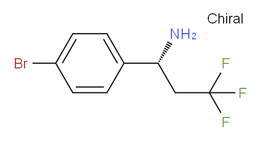 (1R)-1-(4-bromophenyl)-3,3,3-trifluoropropan-1-amine