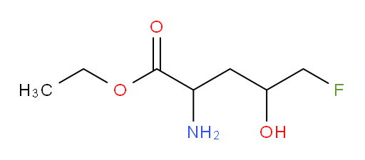 ethyl 2-amino-5-fluoro-4-hydroxypentanoate
