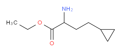 ethyl 2-amino-4-cyclopropylbutanoate