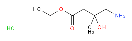 ethyl 4-amino-3-hydroxy-3-methylbutanoate hydrochloride