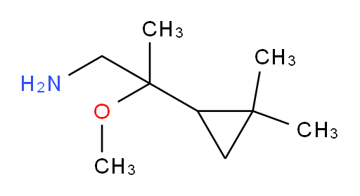 2-(2,2-dimethylcyclopropyl)-2-methoxypropan-1-amine