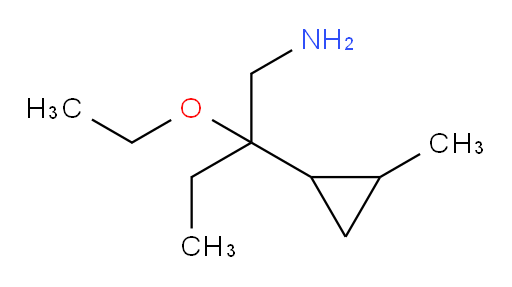 2-ethoxy-2-(2-methylcyclopropyl)butan-1-amine