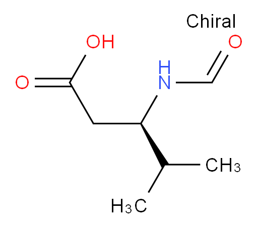 (3R)-3-formamido-4-methylpentanoic acid