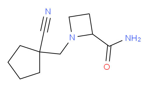 1-[(1-cyanocyclopentyl)methyl]azetidine-2-carboxamide