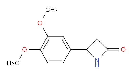 4-(3,4-dimethoxyphenyl)azetidin-2-one