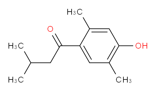 1-(4-hydroxy-2,5-dimethylphenyl)-3-methylbutan-1-one