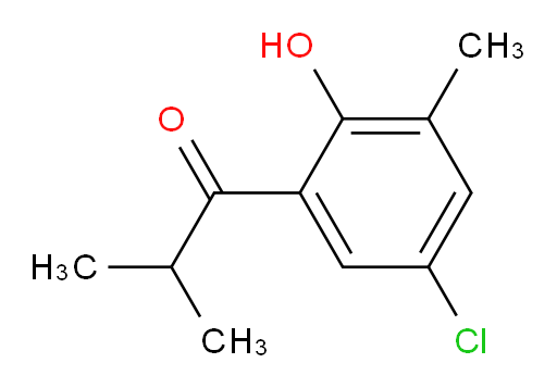 1-(5-chloro-2-hydroxy-3-methylphenyl)-2-methylpropan-1-one