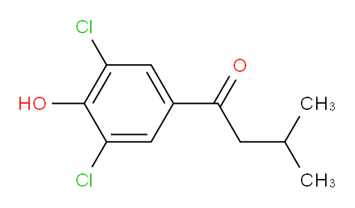 1-(3,5-dichloro-4-hydroxyphenyl)-3-methylbutan-1-one