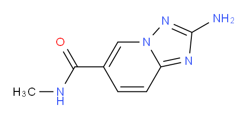 2-amino-N-methyl-[1,2,4]triazolo[1,5-a]pyridine-6-carboxamide