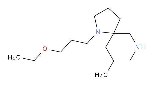 1-(3-ethoxypropyl)-9-methyl-1,7-diazaspiro[4.5]decane