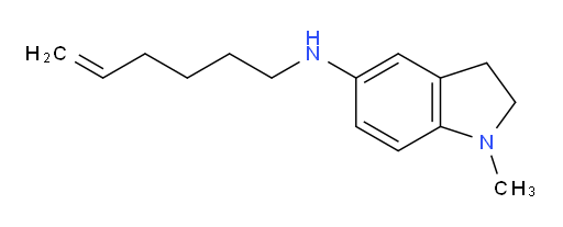 N-(hex-5-en-1-yl)-1-methyl-2,3-dihydro-1H-indol-5-amine