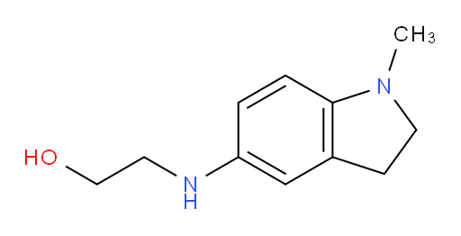 2-[(1-methyl-2,3-dihydro-1H-indol-5-yl)amino]ethan-1-ol