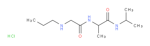 N-(propan-2-yl)-2-[2-(propylamino)acetamido]propanamide hydrochloride