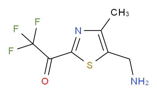 1-[5-(aminomethyl)-4-methyl-1,3-thiazol-2-yl]-2,2,2-trifluoroethan-1-one