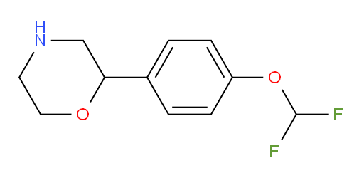 2-[4-(difluoromethoxy)phenyl]morpholine