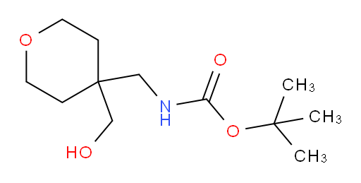 tert-butyl N-{[4-(hydroxymethyl)oxan-4-yl]methyl}carbamate