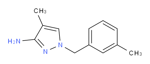 4-methyl-1-[(3-methylphenyl)methyl]-1H-pyrazol-3-amine
