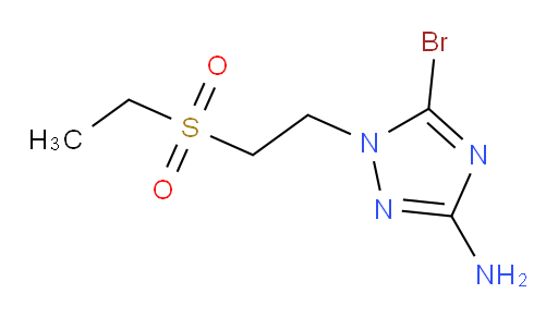 5-bromo-1-[2-(ethanesulfonyl)ethyl]-1H-1,2,4-triazol-3-amine