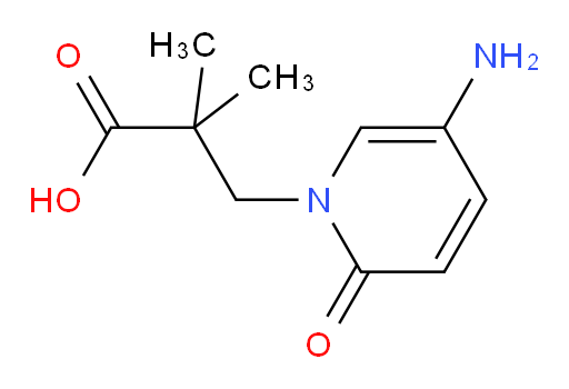 3-(5-amino-2-oxo-1,2-dihydropyridin-1-yl)-2,2-dimethylpropanoic acid
