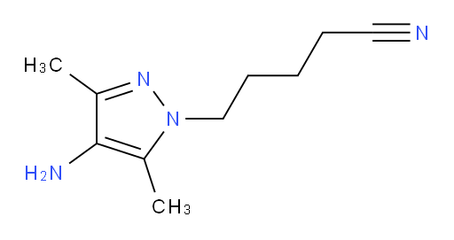 5-(4-amino-3,5-dimethyl-1H-pyrazol-1-yl)pentanenitrile