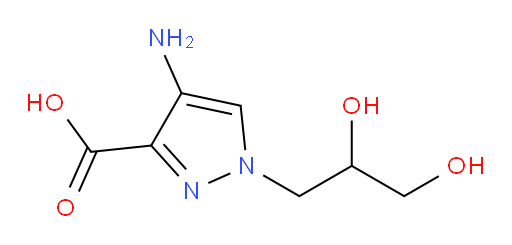 4-amino-1-(2,3-dihydroxypropyl)-1H-pyrazole-3-carboxylic acid