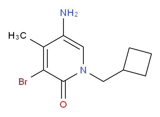 5-amino-3-bromo-1-(cyclobutylmethyl)-4-methyl-1,2-dihydropyridin-2-one