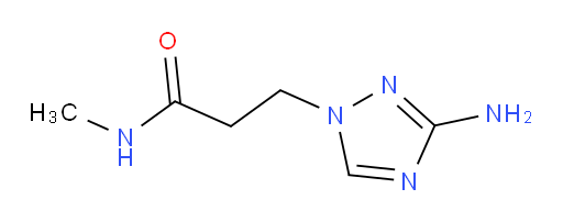3-(3-amino-1H-1,2,4-triazol-1-yl)-N-methylpropanamide